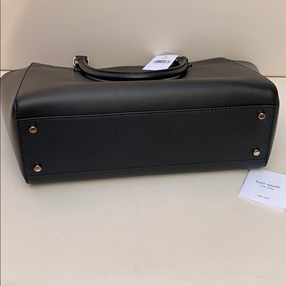 NWT Kate Spade Leather Bag Black Kelsey Orchard - Picture 10 of 11